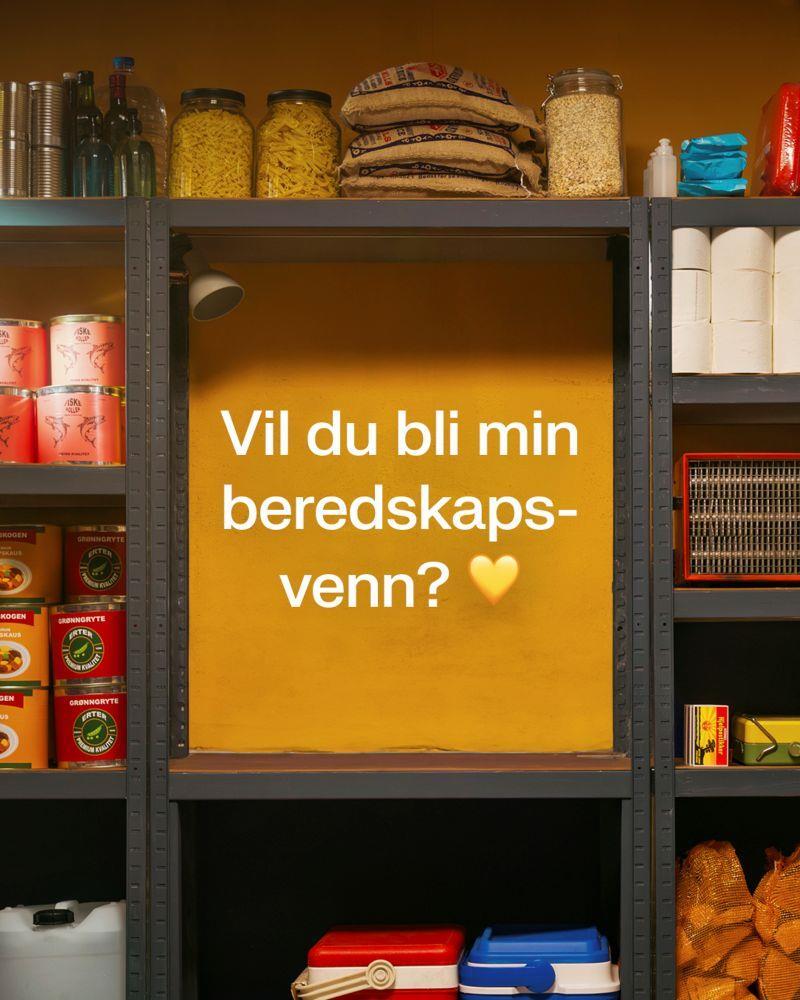 Bilde med teksten Vil du bli min beredskapsvenn?