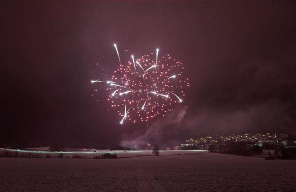 Fargerikt fyrverkeri